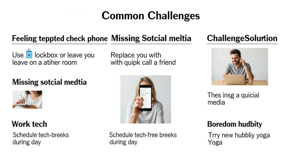 Digital Detox Challenge: 30 Days to Reclaim Your Time 5 Common Challenges and Solution