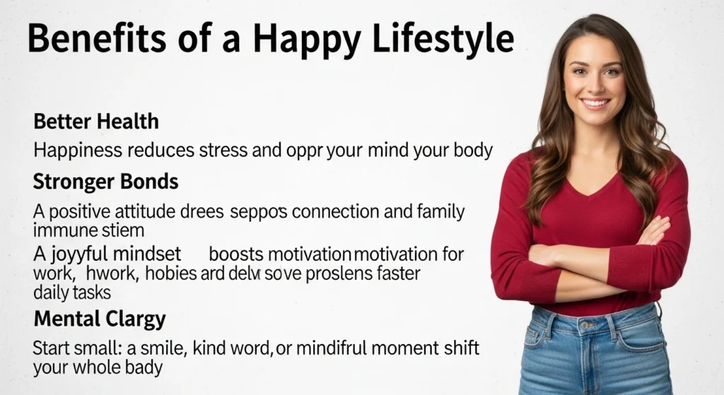 Happy Lifestyle: Simple Ways to Boost Your Joy Daily 2 Benefits of a Happy Lifestyle