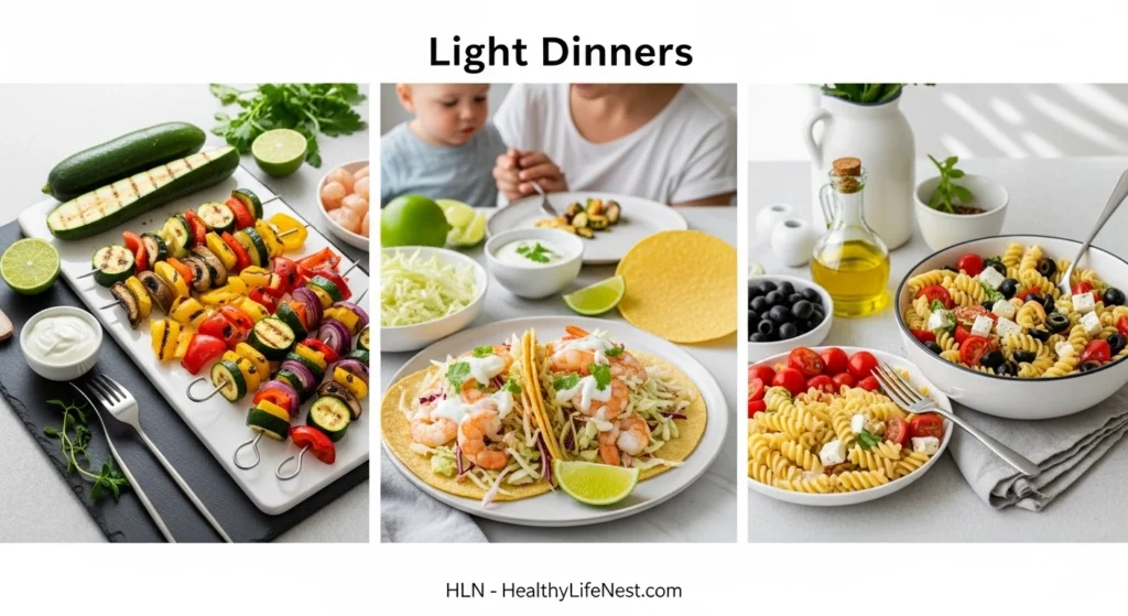 Easy Summer Meals Everyone Can Make and Enjoy 4 Light Dinners That Don't Heat the Kitchen