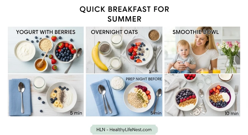 Easy Summer Meals Everyone Can Make and Enjoy 2 Quick Breakfast Ideas for Summer