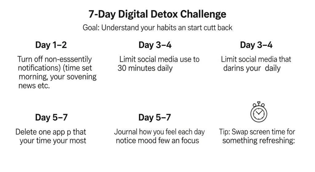 Digital Detox Challenge: 30 Days to Reclaim Your Time 3 Week 1: Build Awareness