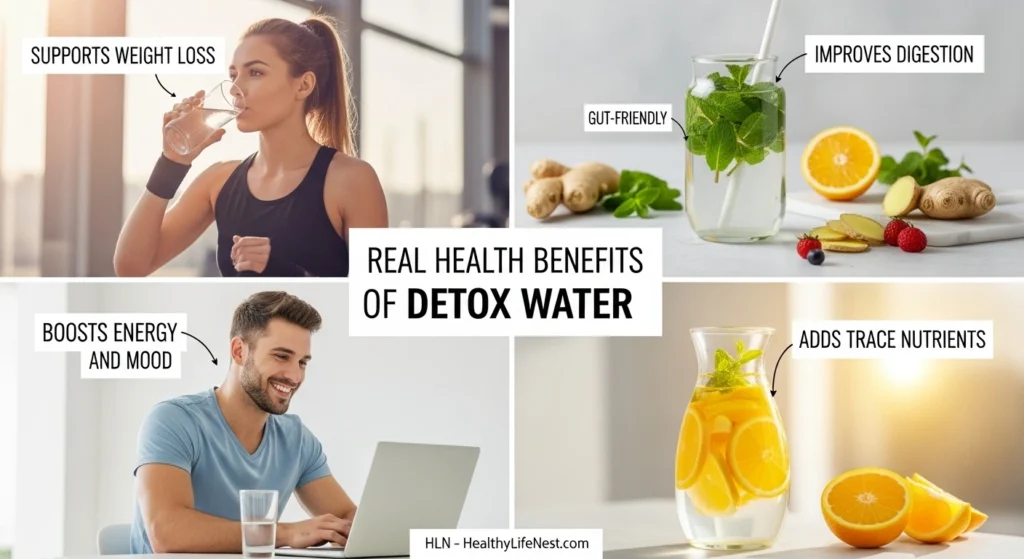 Detox Water: A Refreshing Way to Stay Hydrated and Healthy 4 Real Health Benefits of Detox Water