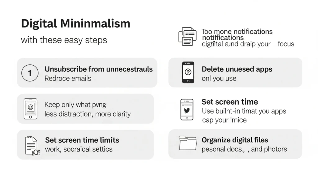 Minimalism Lifestyle : Simplify Your Life for More Joy 3 Digital Minimalism