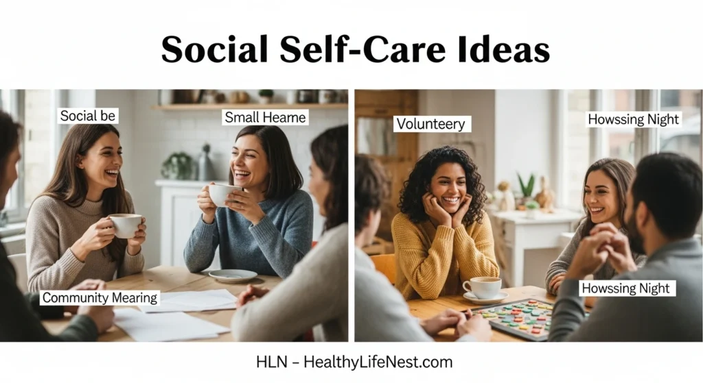 Self-Care for Mind, Body, and Soul: A Balanced Approach 7 Social Self-Care Ideas