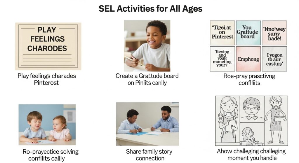 Social Emotional Learning: Build Stronger Connections Daily 4 SEL Activities for All Ages