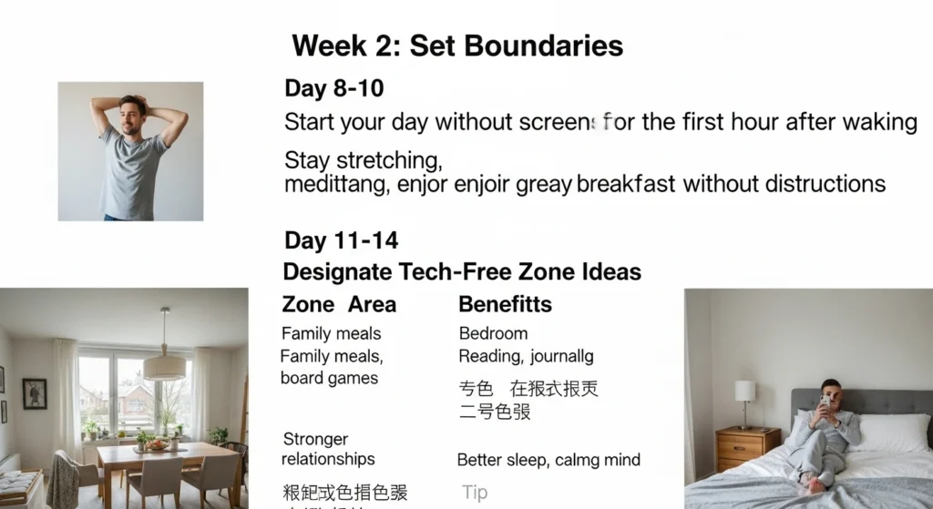 Digital Detox Challenge: 30 Days to Reclaim Your Time 4 Week 2: Set Boundaries