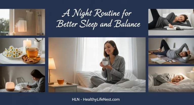 A Night Routine for Better Sleep and Balance