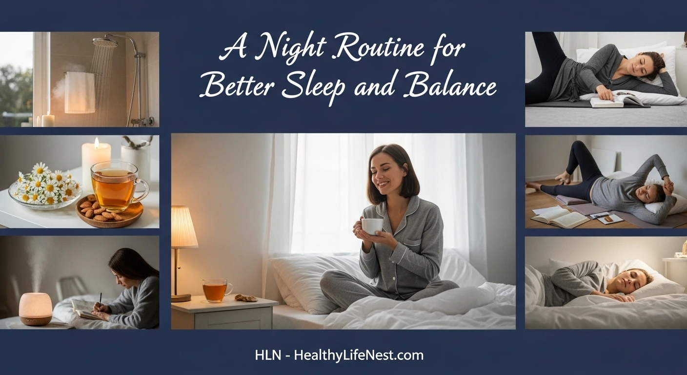 A Night Routine for Better Sleep and Balance
