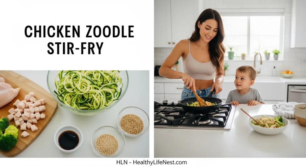 Weight Loss Meal Ideas: Simple, Healthy, and Delicious Recipes 9 Chicken Zoodle Stir-Fry