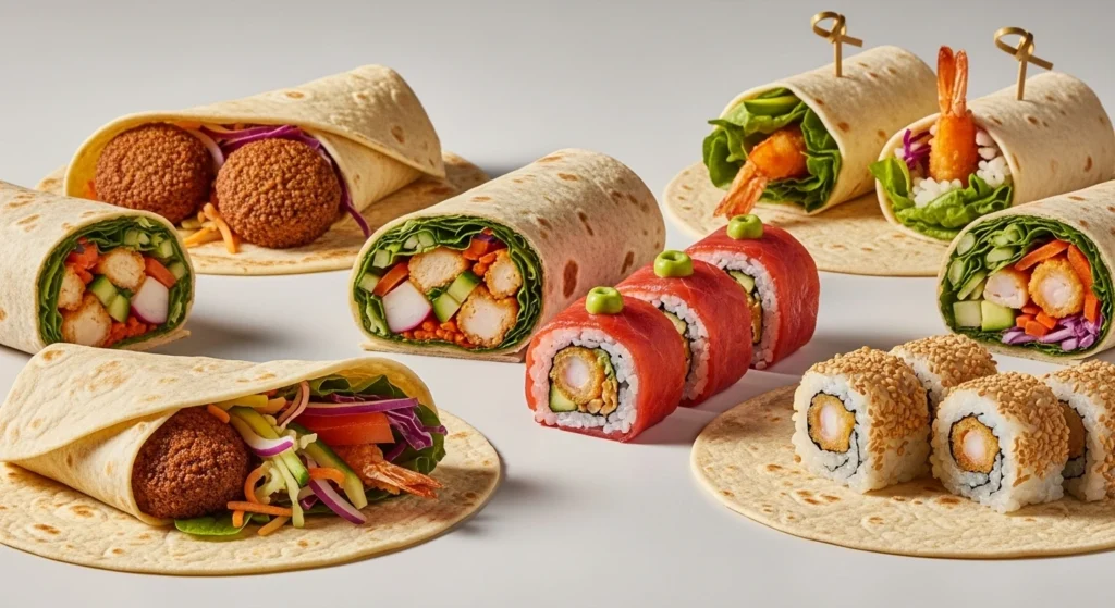 Summer Picnic Food Ideas for Fresh Easy Outdoor Meals 5 Wraps and Rolls