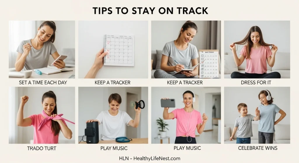 Workouts at Home for Every Body and Lifestyle 5 Tips to Stay on Track