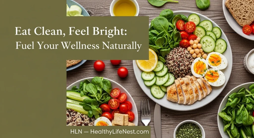 Simple Steps to a Healthy Lifestyle for a Happier, Balanced Life 3 Eat Clean, Feel Bright: Fuel Your Wellness Naturally