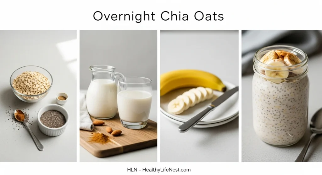Weight Loss Meal Ideas: Simple, Healthy, and Delicious Recipes 4 Overnight Chia Oats