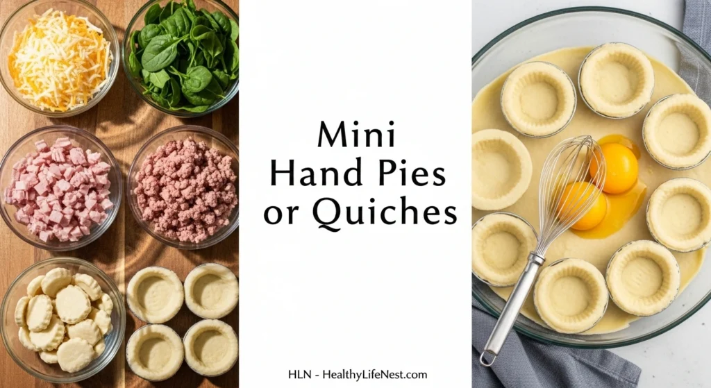 Summer Picnic Food Ideas for Fresh Easy Outdoor Meals 7 Mini Hand Pies or Quiches