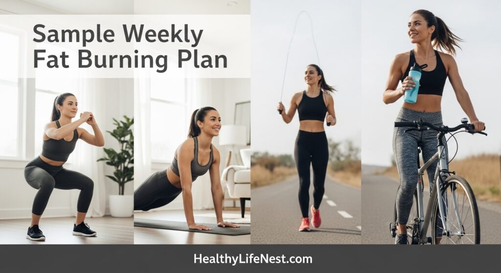 Fat Burning Workouts: Easy Moves to Torch Calories 9 Sample Weekly Fat Burning Plan