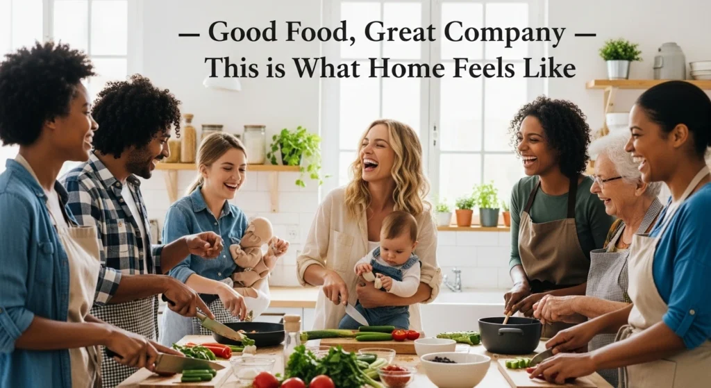 Simple Steps to a Healthy Lifestyle for a Happier, Balanced Life 12 Good Food, Great Company — This is What Home Feels Like