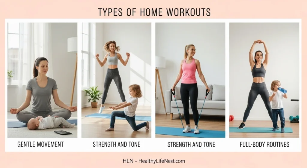 Workouts at Home for Every Body and Lifestyle 3 Types of Home Workouts