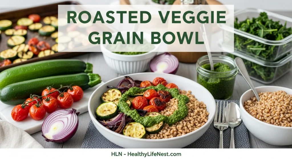 Plant-Based Recipes - Top 10 Easy and Delicious for Everyone 10 9. Roasted Veggie Grain Bowl
