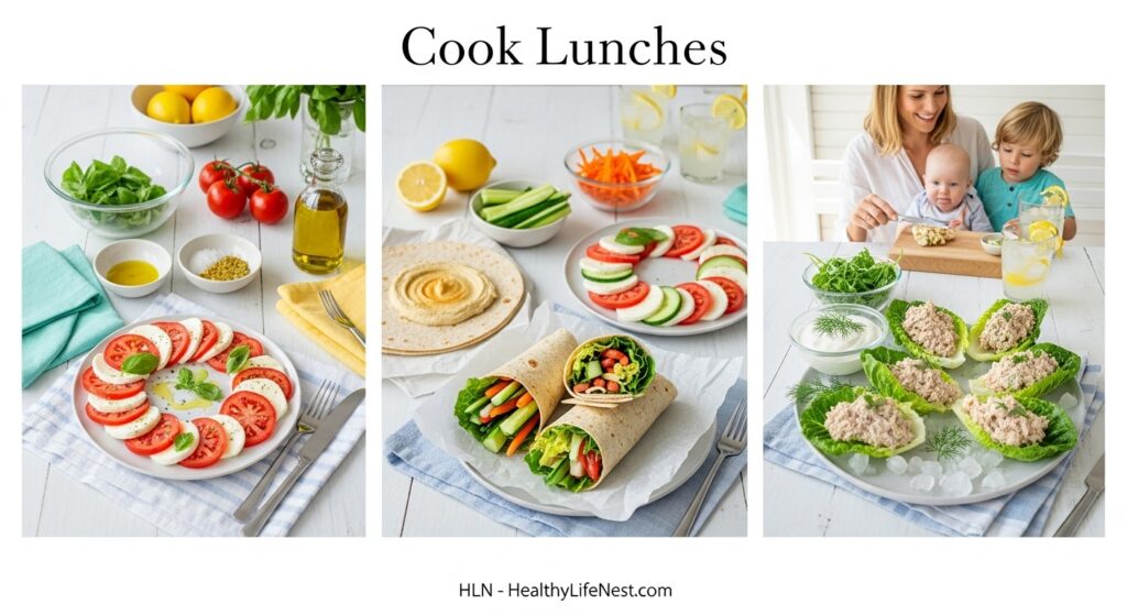 Easy Summer Meals Everyone Can Make and Enjoy 3 No-Cook Lunches That Keep You Cool