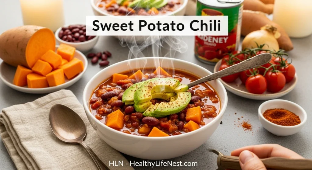 Plant-Based Recipes - Top 10 Easy and Delicious for Everyone 11 10. Sweet Potato Chili