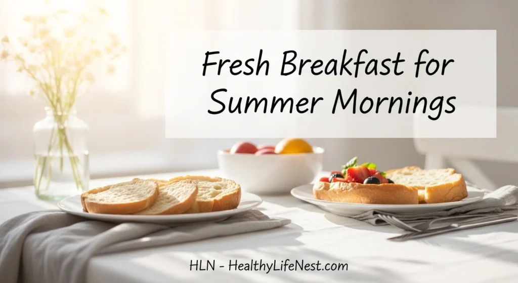 Summer Food Ideas for Simple and Tasty Seasonal Meals 2 Fresh Breakfast Ideas for Summer Mornings