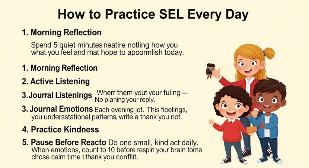 Social Emotional Learning: Build Stronger Connections Daily 3 How to Practice SEL Every Day
