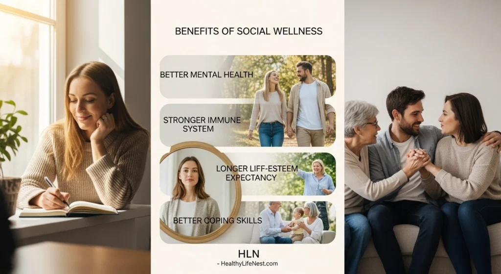 Social Wellness: The Key to a Balanced, Happier Life 2 Benefits of Social Wellness