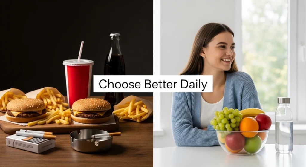 Simple Steps to a Healthy Lifestyle for a Happier, Balanced Life 8 Choose Better Daily