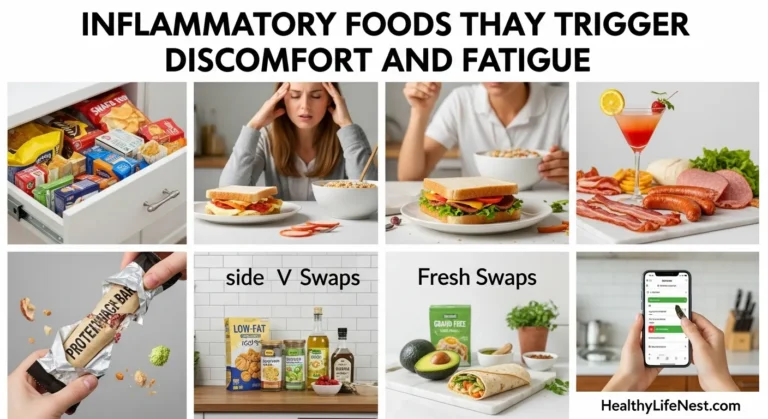 Inflammatory foods that may trigger discomfort and fatigue