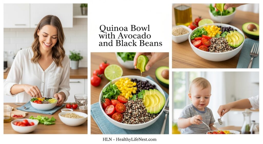 Healthy Summer Dinner Recipes for Fresh and Easy Meals 4 Quinoa Bowl with Avocado and Black Beans