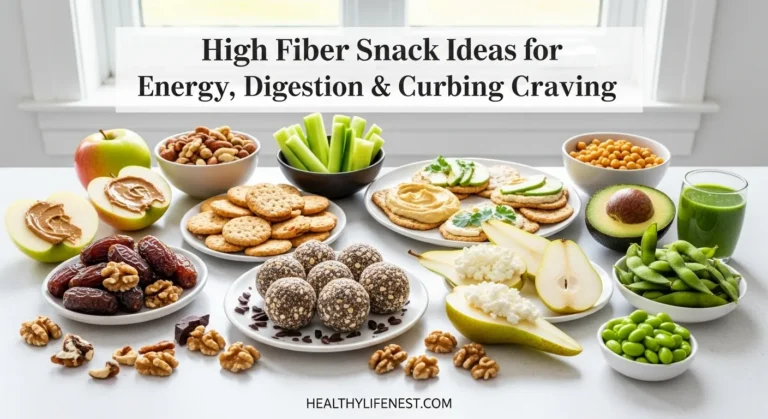 High Fiber Snacks Ideas for Energy Digestion and Curbing Cravings