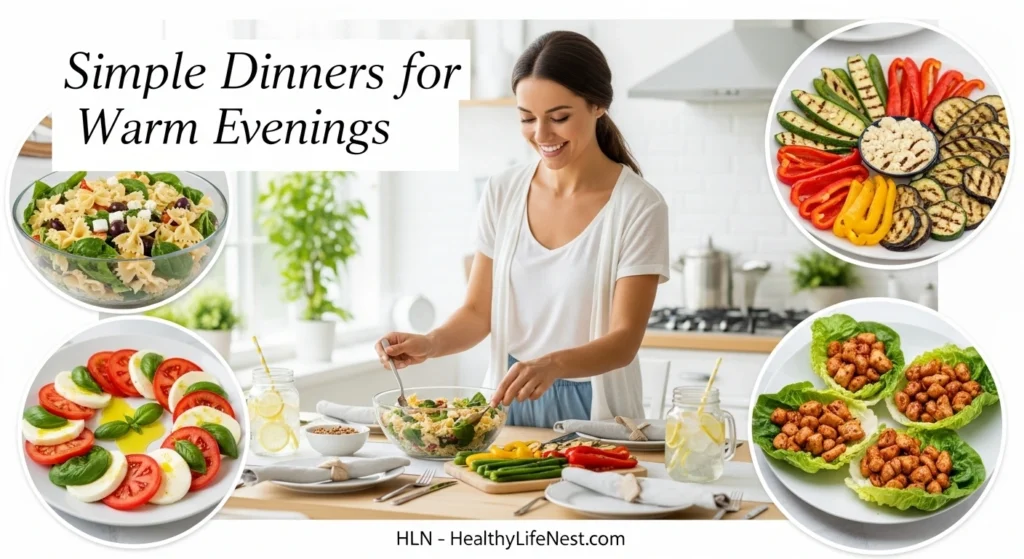 Summertime Meals That Keep You Cool and Satisfied 2 Simple Dinners for Warm Evenings