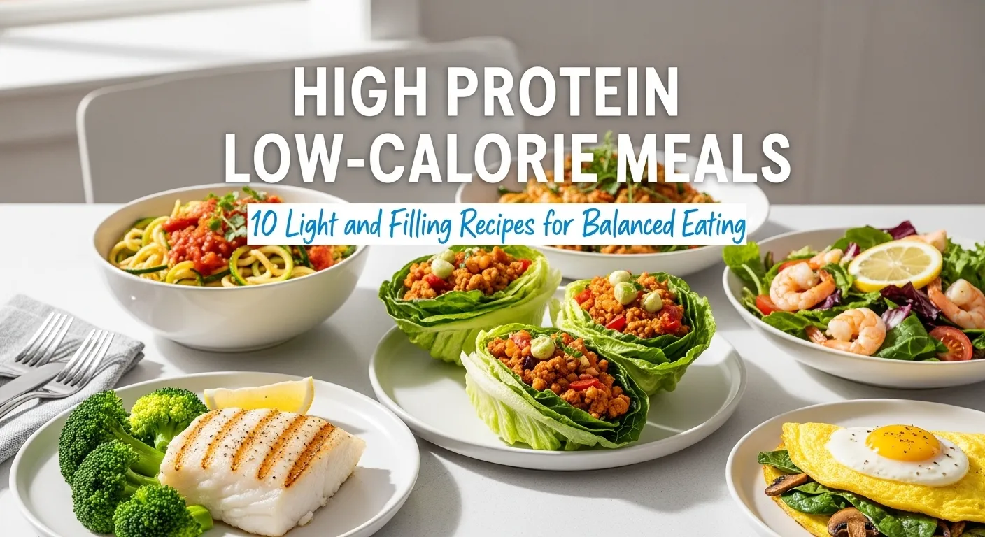 High Protein Low-Calorie Meals: 10 Light yet Filling Recipes