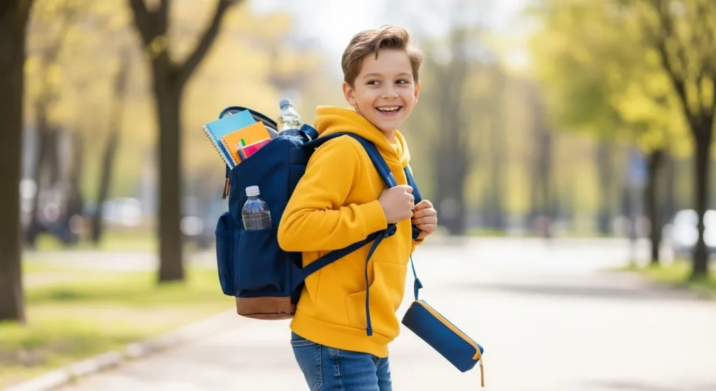 Mixing a hoodie with a casual overshirt is a big trend for 2025. This layered look is modern and school-friendly.
Wear with cargo pants and high-tops to keep the outfit laid-back but stylishly put-together.