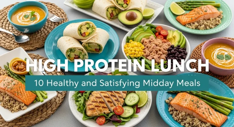 High Protein Lunches: 10 Delicious Midday Meals to Keep You Full