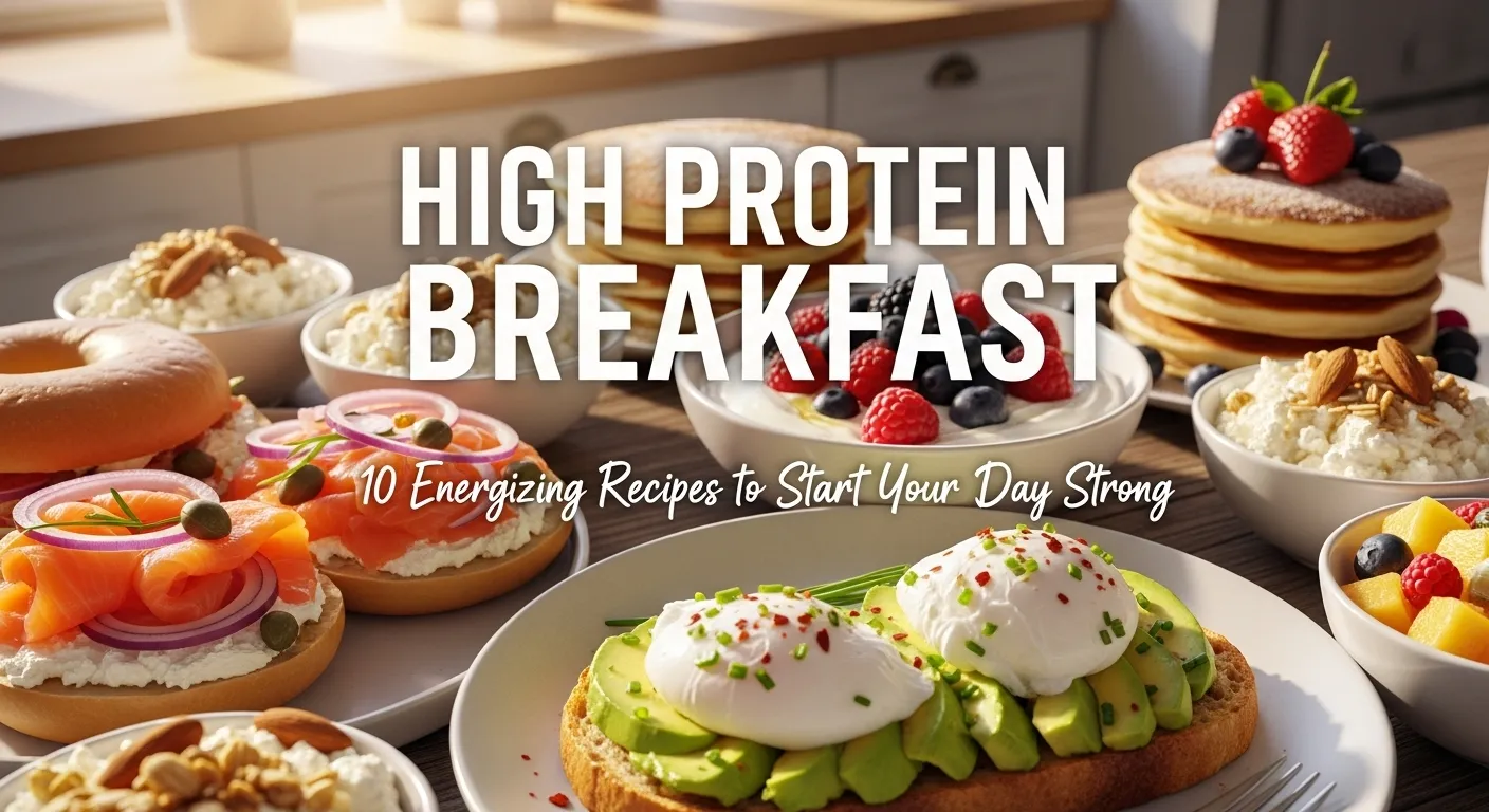 High Protein Breakfasts: 10 Energizing Morning Meals with Recipes