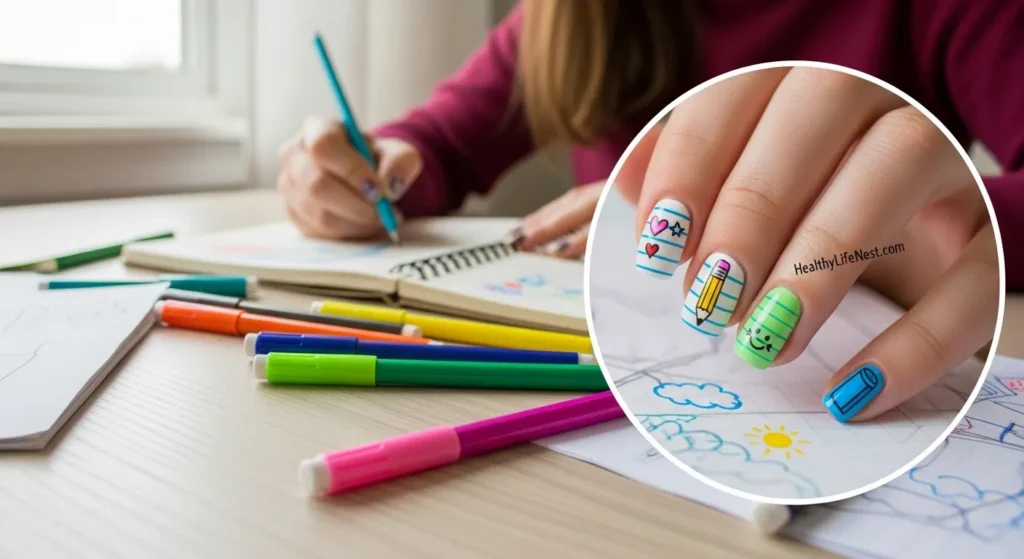 Back to School Nails - 10 Stylish Ideas for Students